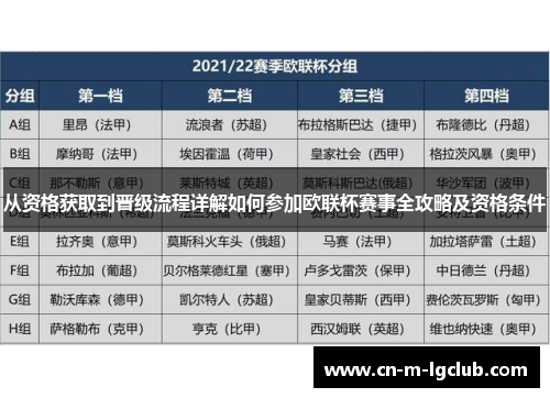 从资格获取到晋级流程详解如何参加欧联杯赛事全攻略及资格条件 从资格获取到晋级流程详解如何参加欧联杯赛事全攻略及资格条件